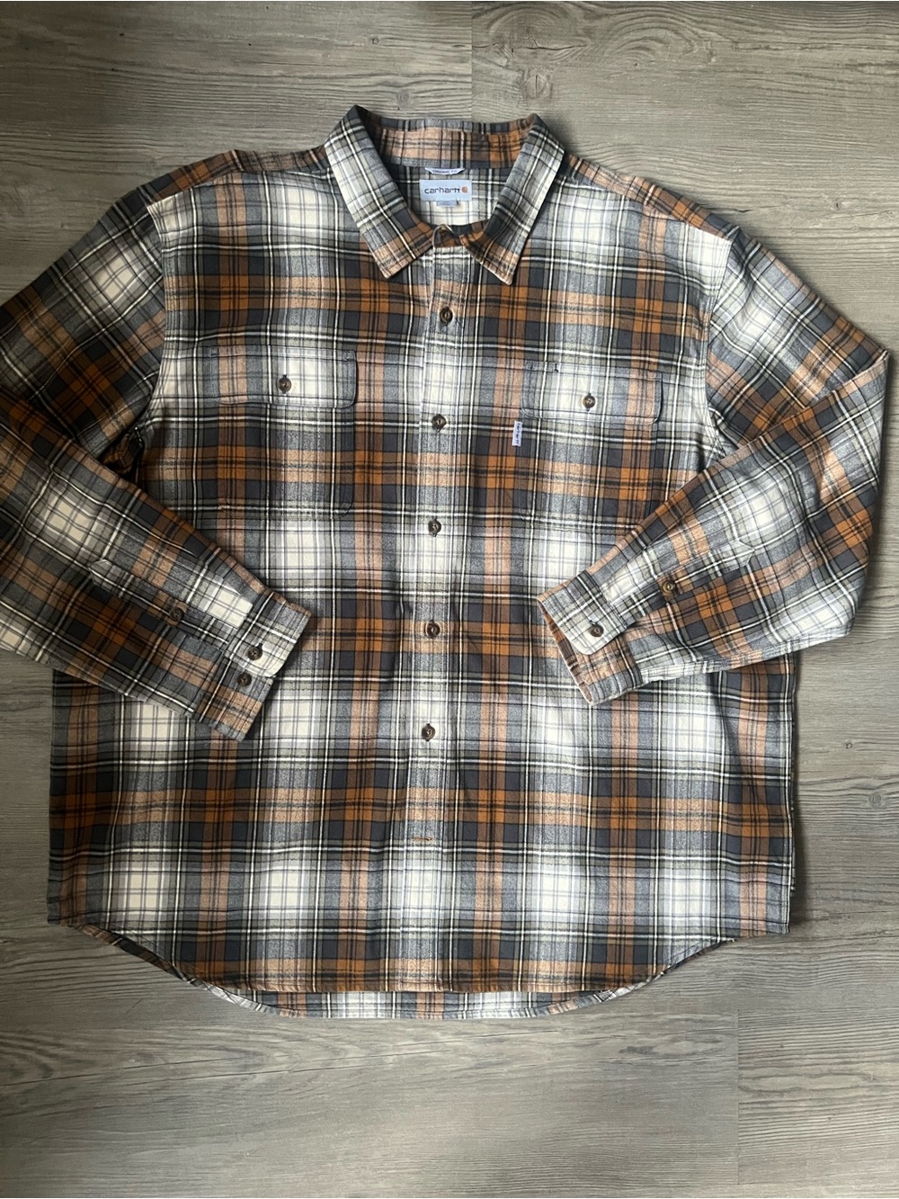 Carhartt Men’s Original Fit Heavyweight Plaid Flannel